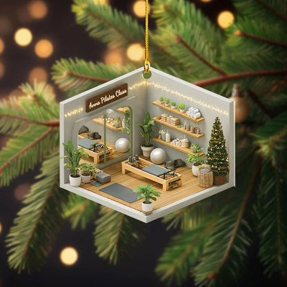 Pilates Room Acrylic Ornament