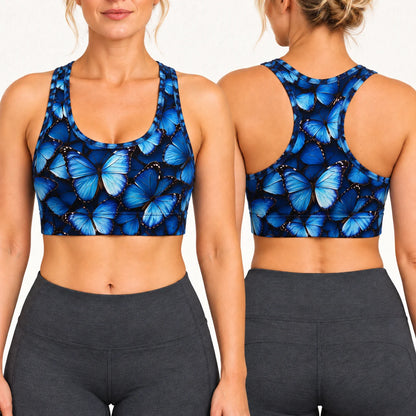 Butterfly Bloom Racer Back Bra