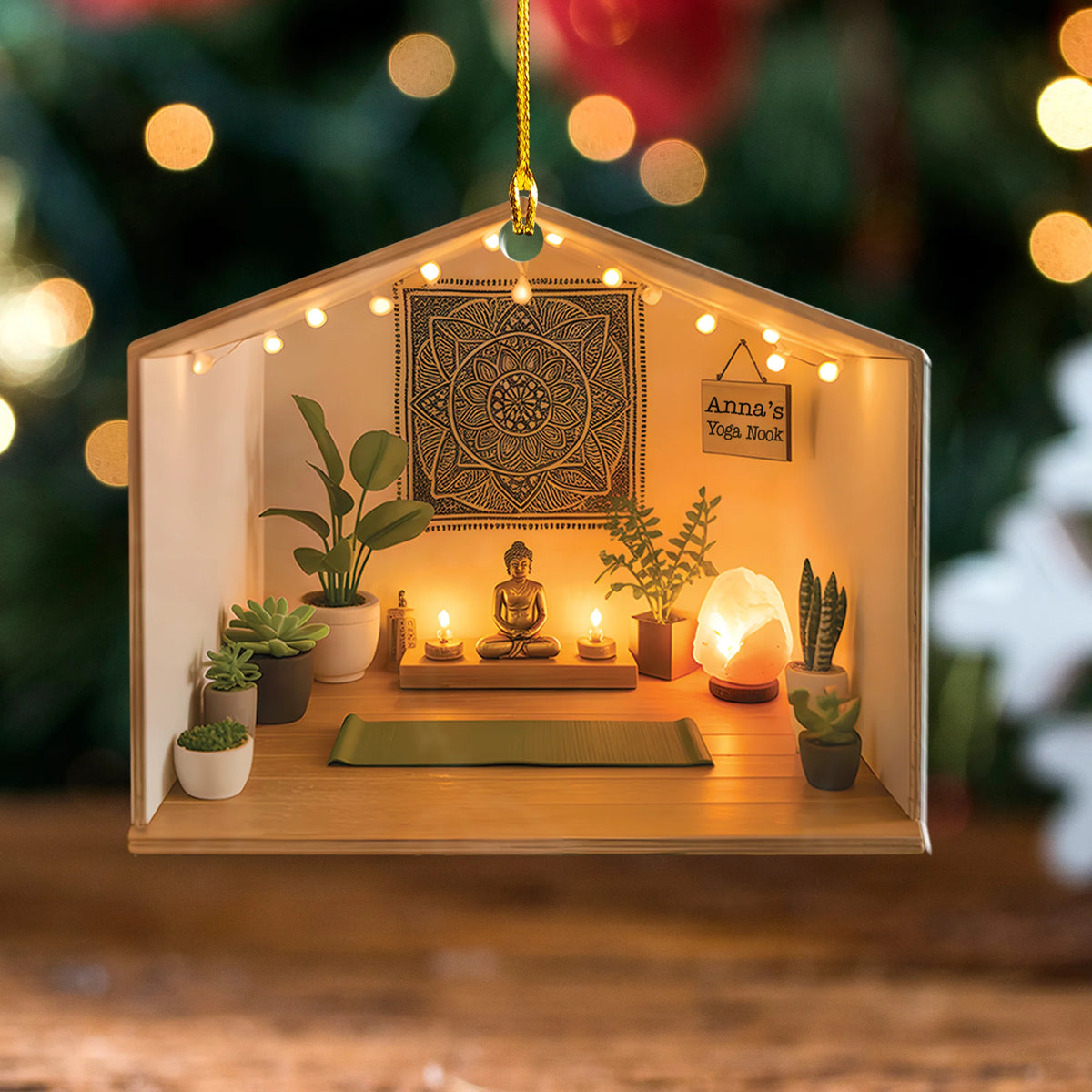 Yoga Nook Acrylic Ornament