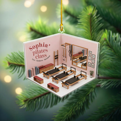 Pilates Class Acrylic Ornament