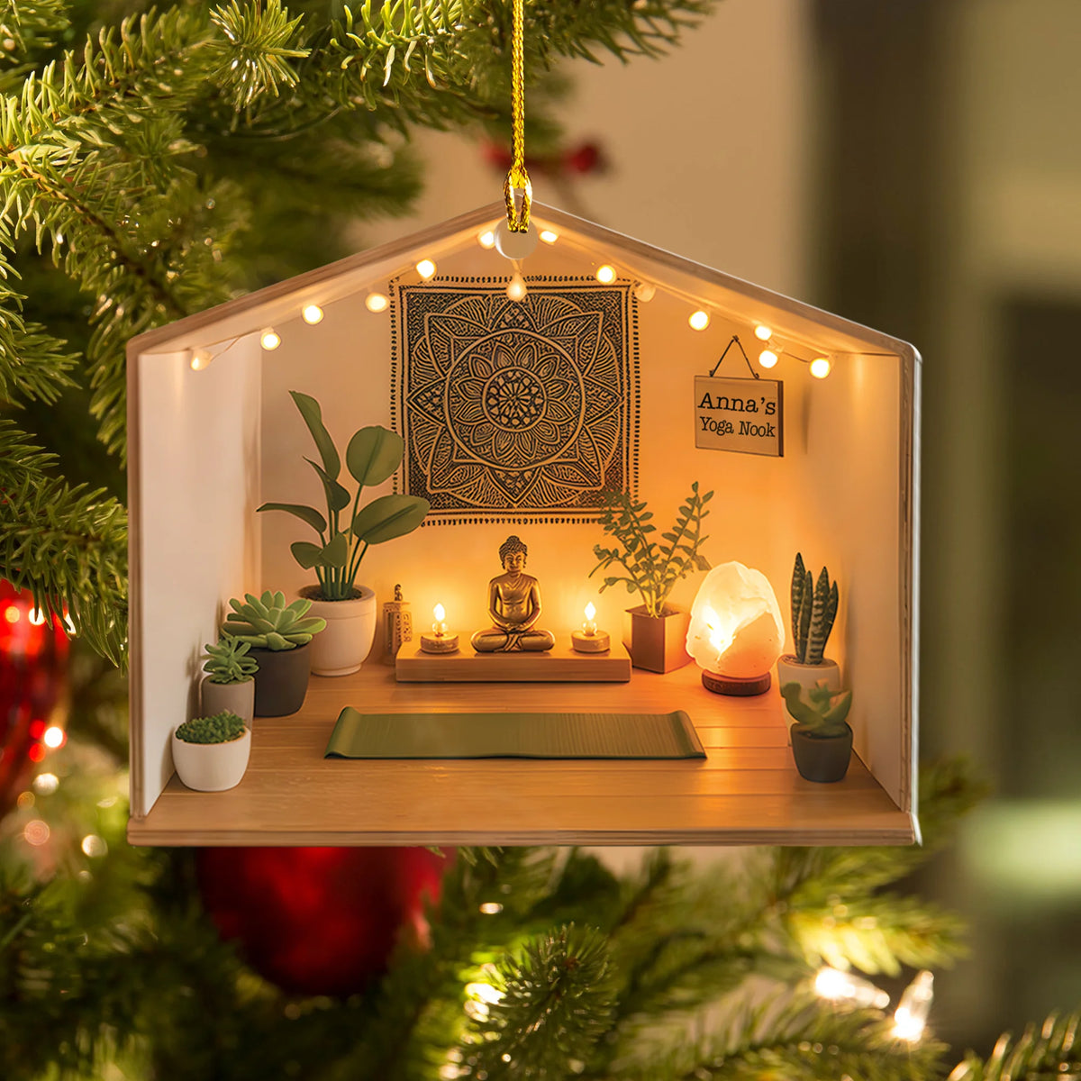 Yoga Nook Acrylic Ornament