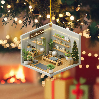 Pilates Room Acrylic Ornament
