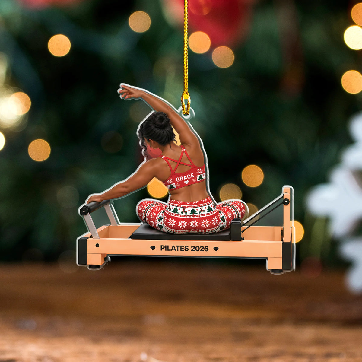 The Mermaid Pose 2D Flat Ornament Option M