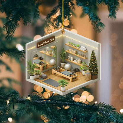Pilates Room Acrylic Ornament