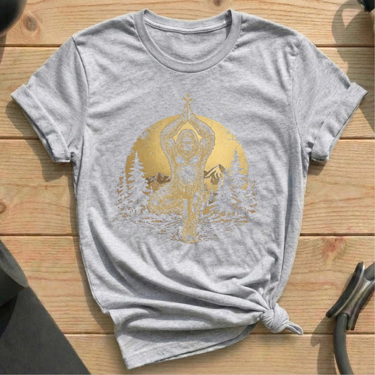 Bigfoot Tree Pose T-shirt