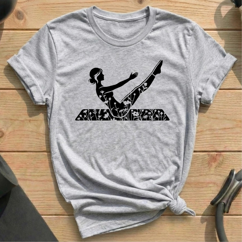 Blooming Teaser T-shirt - in MindCloth Pilates Tshirt Collection