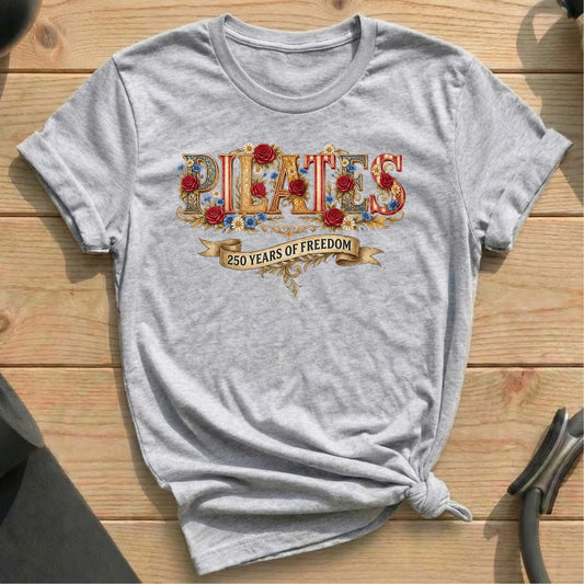 Floral 250 Pilates T-shirt - in MindCloth Pilates Tshirt Collection