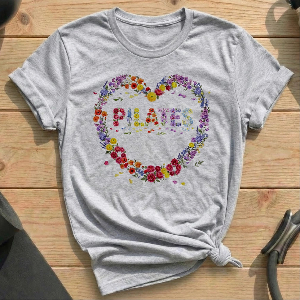 Flower Heart Pilates T-shirt