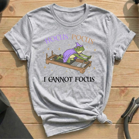 Hocus Pocus Not Focus T-shirt - in MindCloth Pilates Tshirt Collection