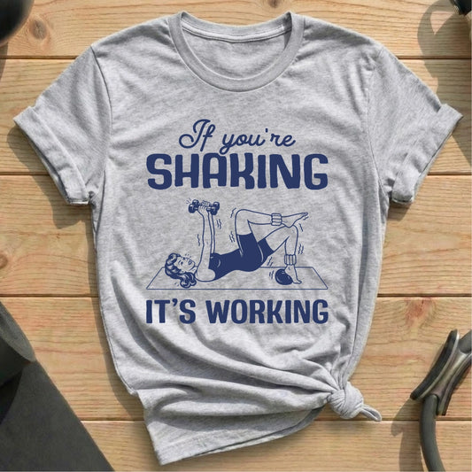 If You Shaking Mat T-shirt - in MindCloth Pilates Tshirt Collection