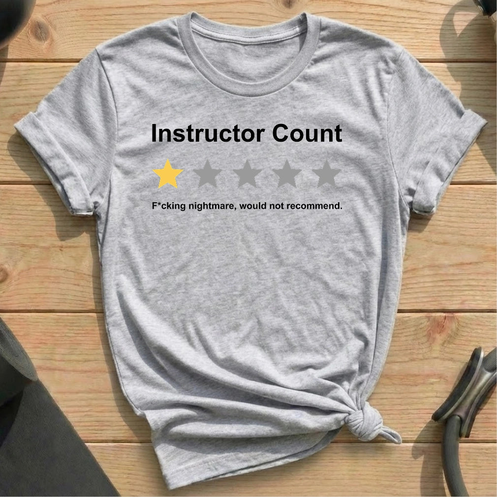 Instructor Count T-shirt