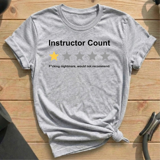 Instructor Count T-shirt