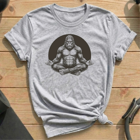 Meditate Bigfoot Moon T-shirt
