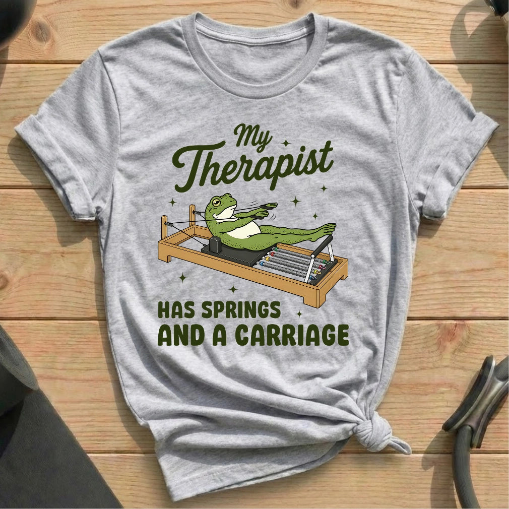 My Therapist T-shirt - in MindCloth Pilates Tshirt Collection