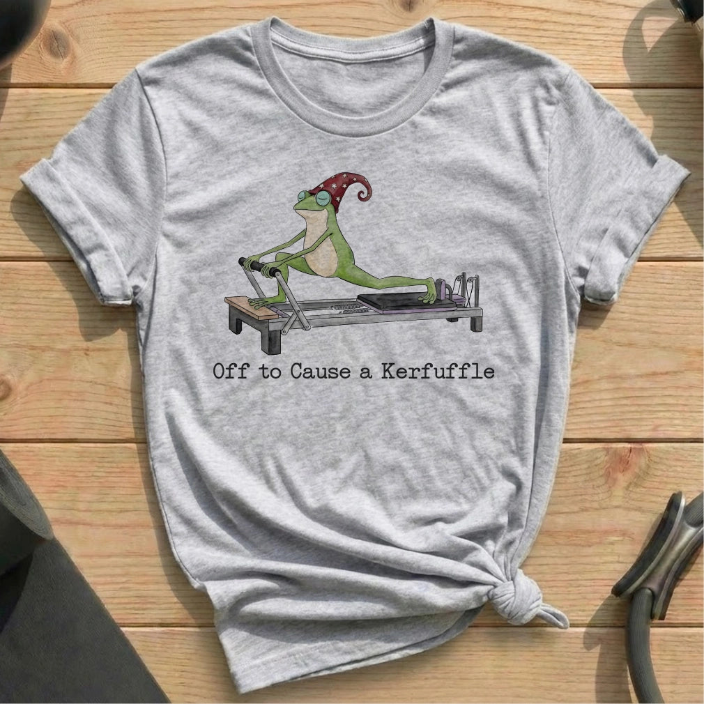 Off to Cause a Kerfuffle T-shirt - in MindCloth Pilates Tshirt Collection