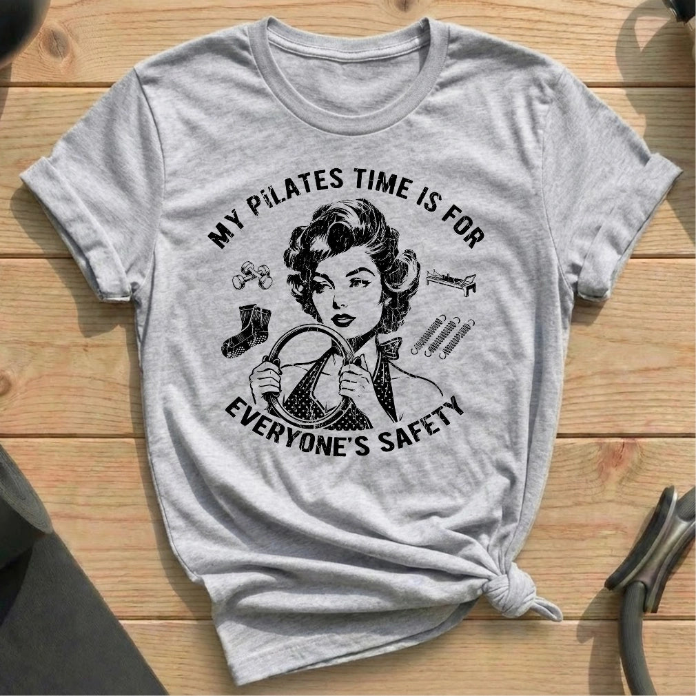 Pilates For Everyone Safety T-shirt - in MindCloth Pilates Tshirt Collection