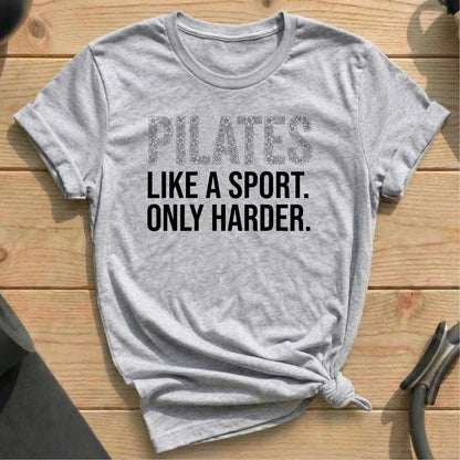Pilates Harder T-shirt - in MindCloth Pilates Tshirt Collection