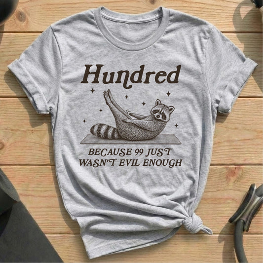 Racoon Hundred Evil T-shirt