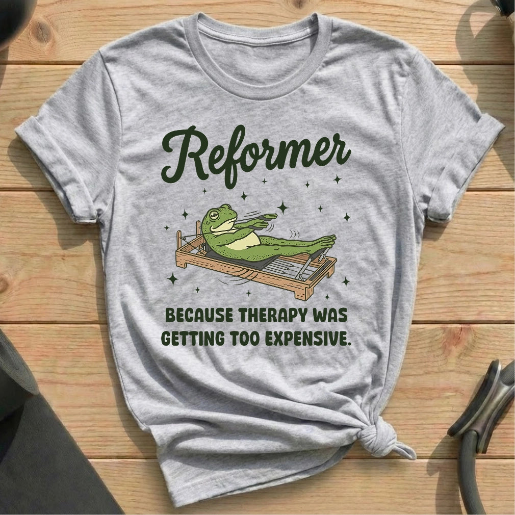 Reformer Cheaper T-shirt - in MindCloth Pilates Tshirt Collection