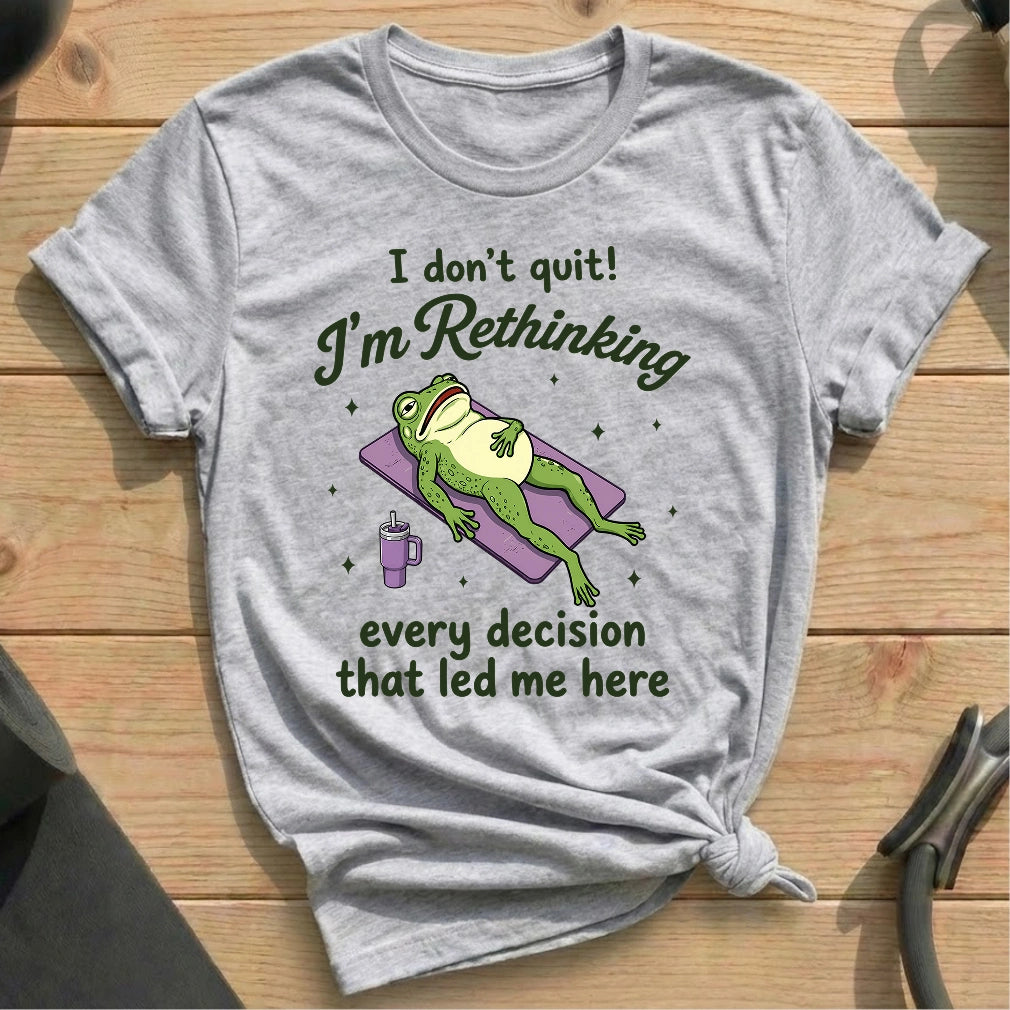 Rethinking T-shirt - in MindCloth Pilates Tshirt Collection