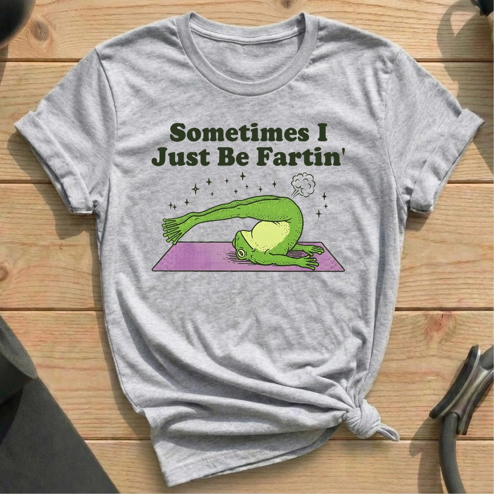 Sometimes I Fart in Pilates Class T-shirt - in MindCloth Pilates Tshirt Collection