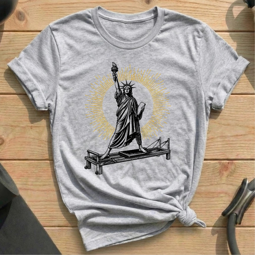 Statue of Liberty Pilates T-shirt