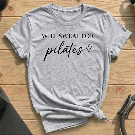 Sweat For Pilates T-shirt - in MindCloth Pilates Tshirt Collection