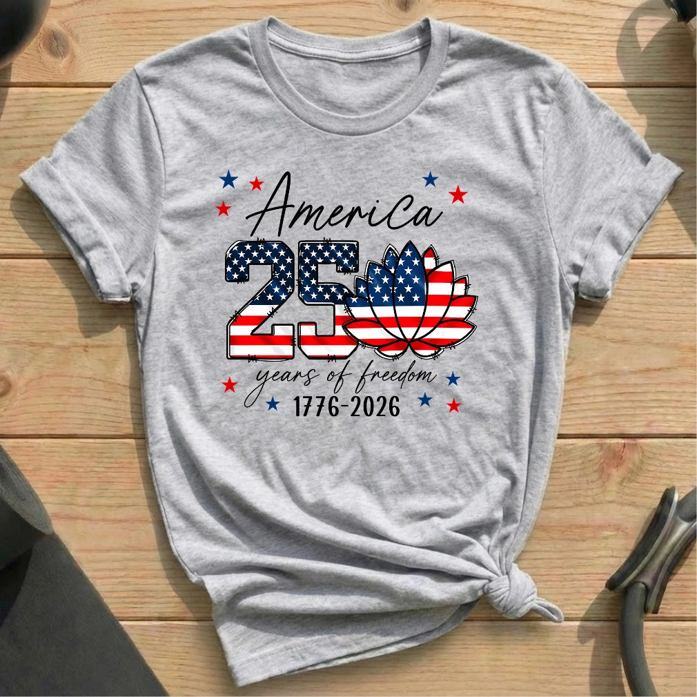 USA 250th Lotus T-shirt