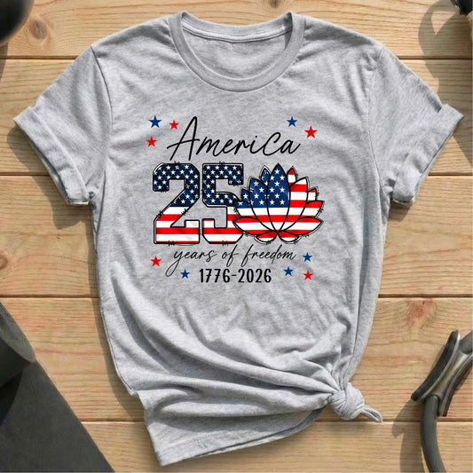 USA 250th Lotus T-shirt