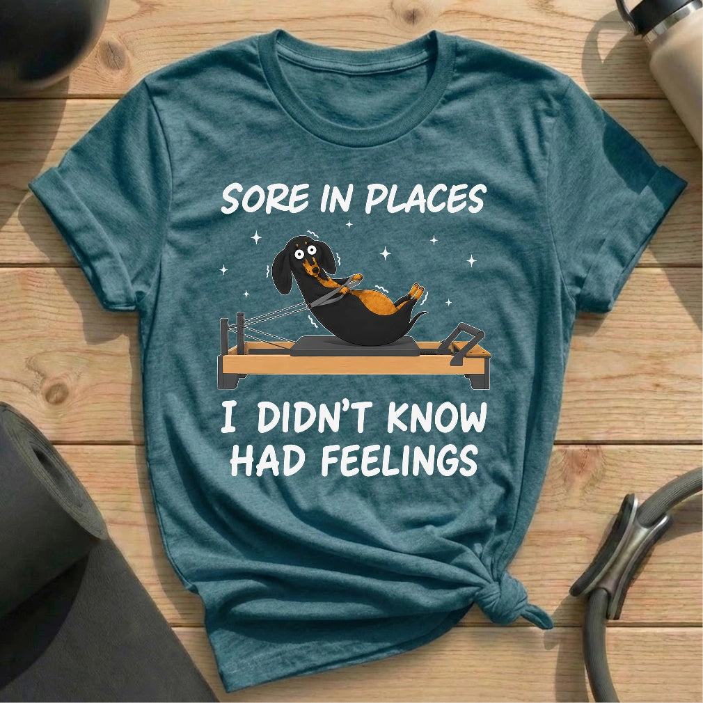 All Sore T-shirt - in MindCloth Pilates Tshirt Collection