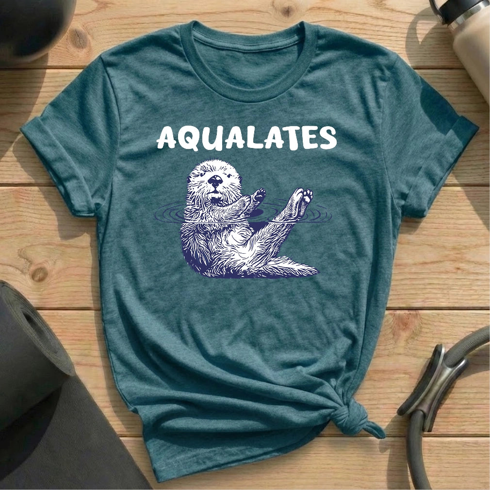 Aqualates T-shirt - in MindCloth Pilates Tshirt Collection