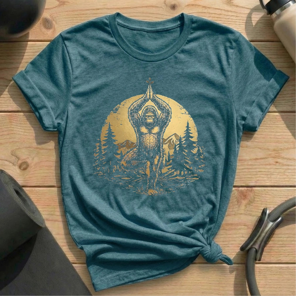 Bigfoot Tree Pose T-shirt