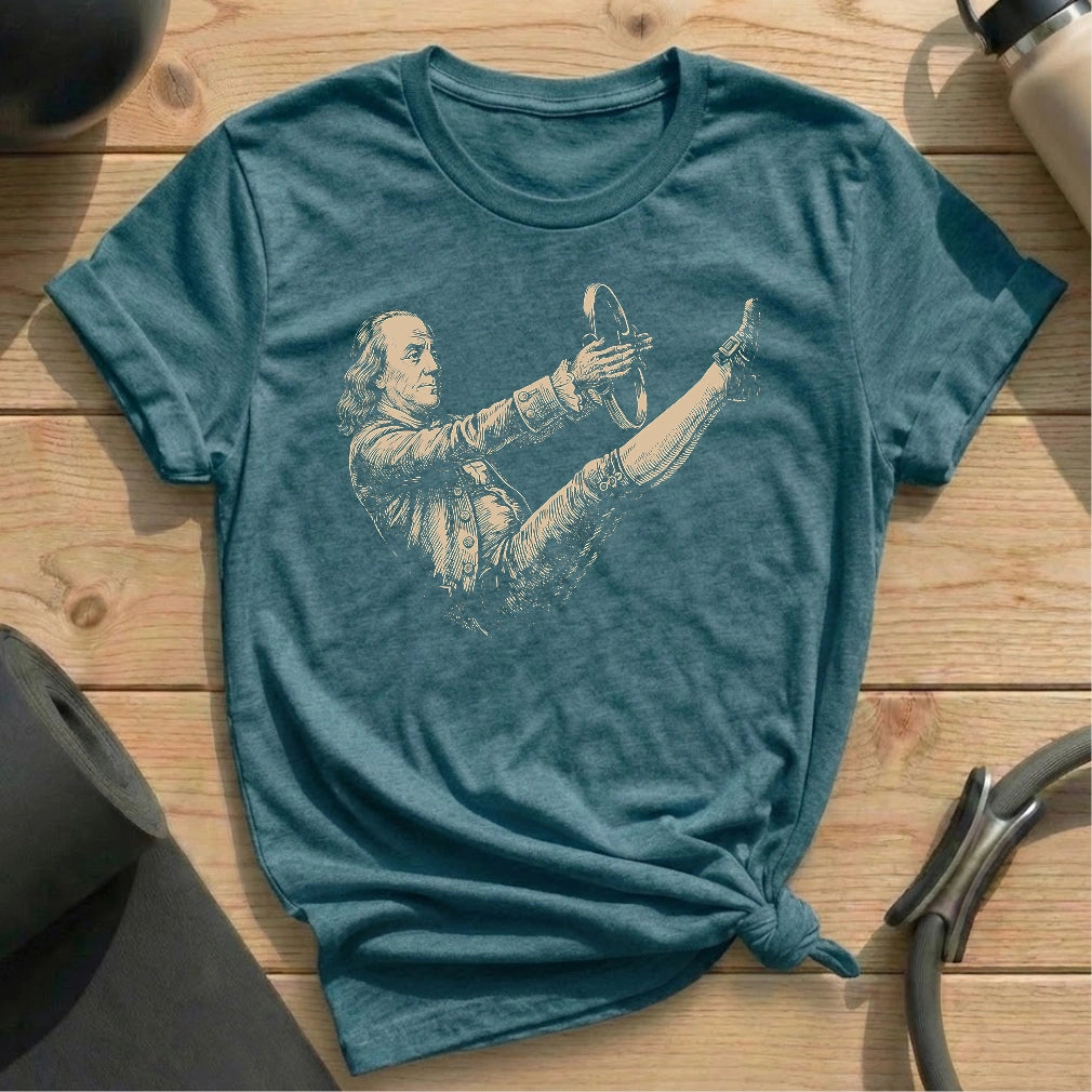Franklin Teaser T-shirt - in MindCloth Pilates Tshirt Collection