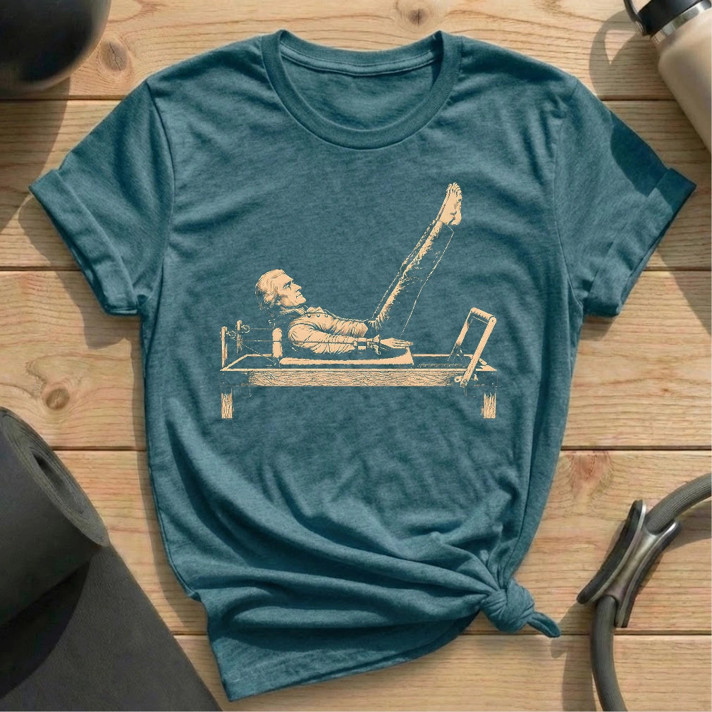 Jefferson Hundred T-shirt - in MindCloth Pilates Tshirt Collection