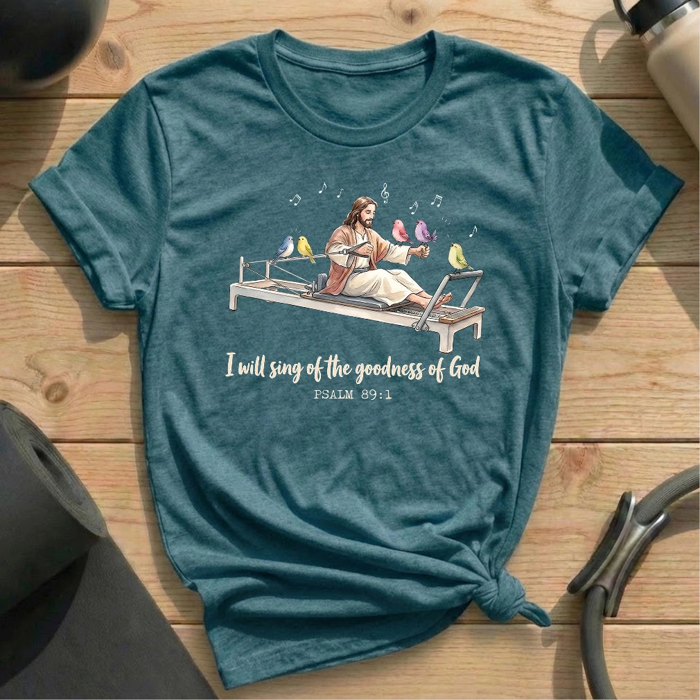 Jesus Song Pilates T-shirt