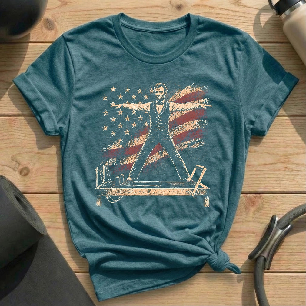 Lincoln Pilates Flag T-shirt