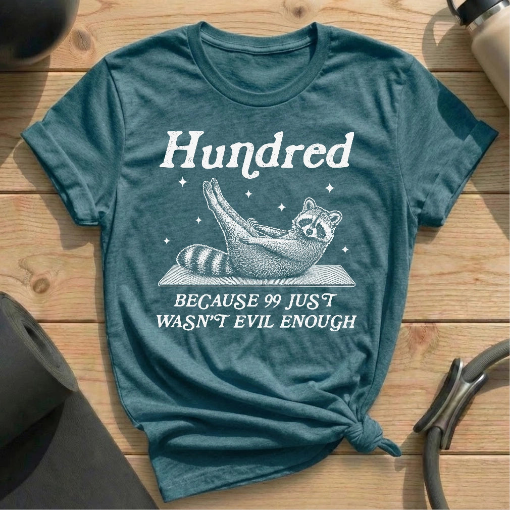 Racoon Hundred Evil T-shirt