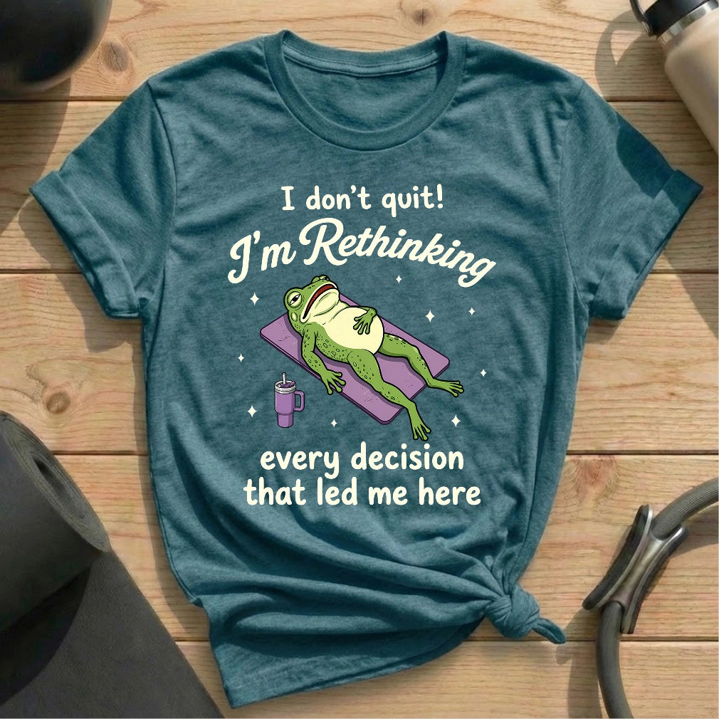 Rethinking T-shirt - in MindCloth Pilates Tshirt Collection