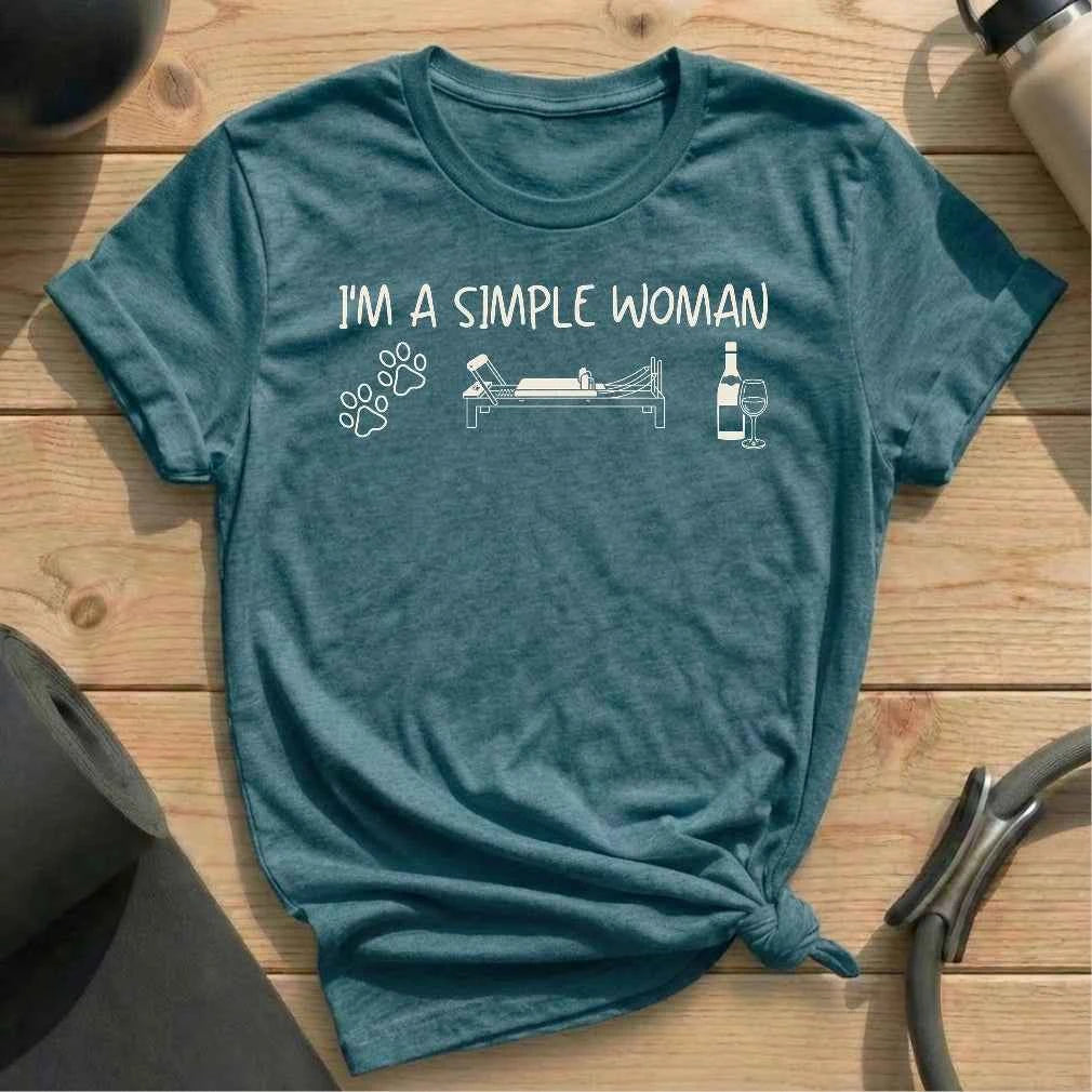 Simple Woman Wine T-shirt