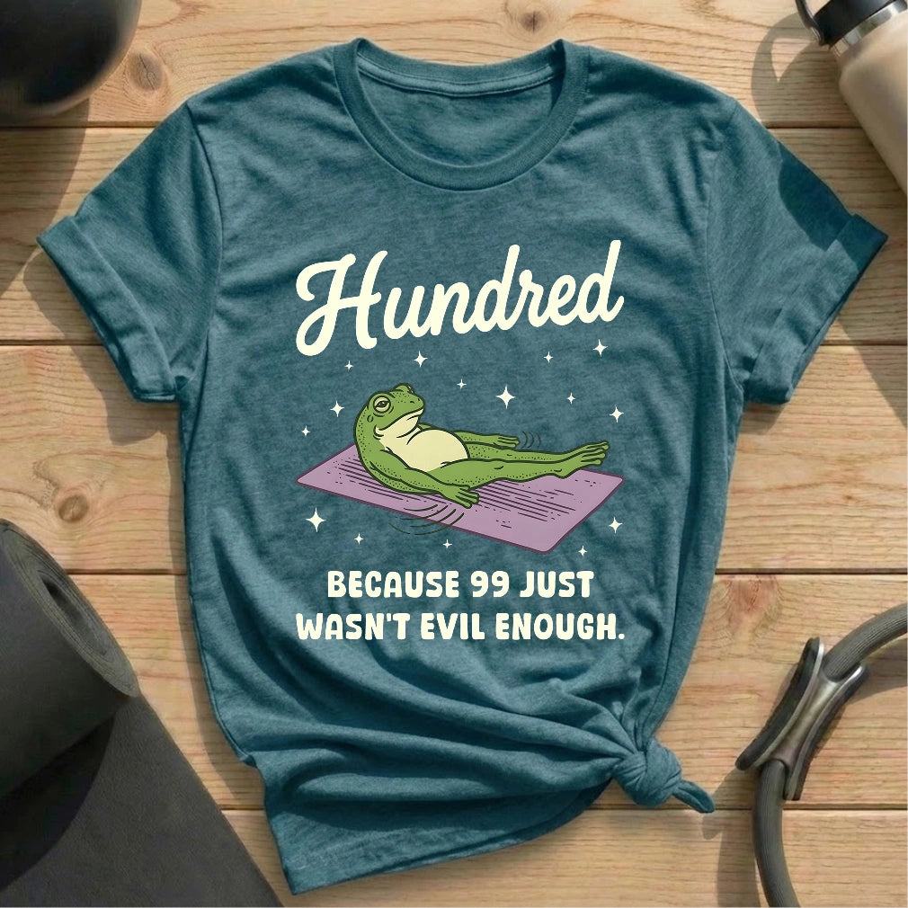 The Hundred Evil T-shirt - in MindCloth Pilates Tshirt Collection