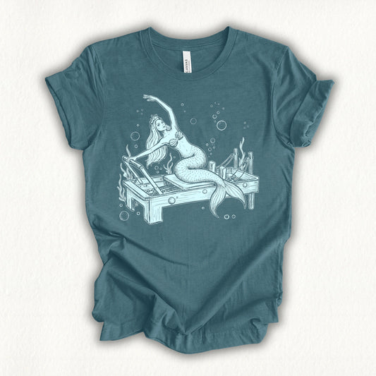 The Mermaid T-shirt - in MindCloth Pilates Tshirt Collection