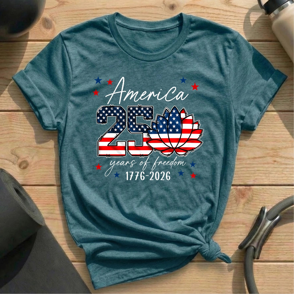 USA 250th Lotus T-shirt
