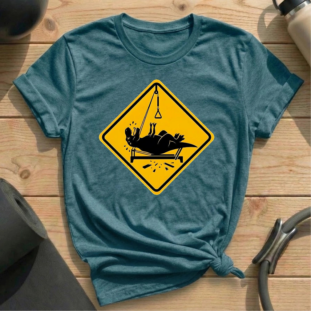 Warning Dinosaur T-shirt