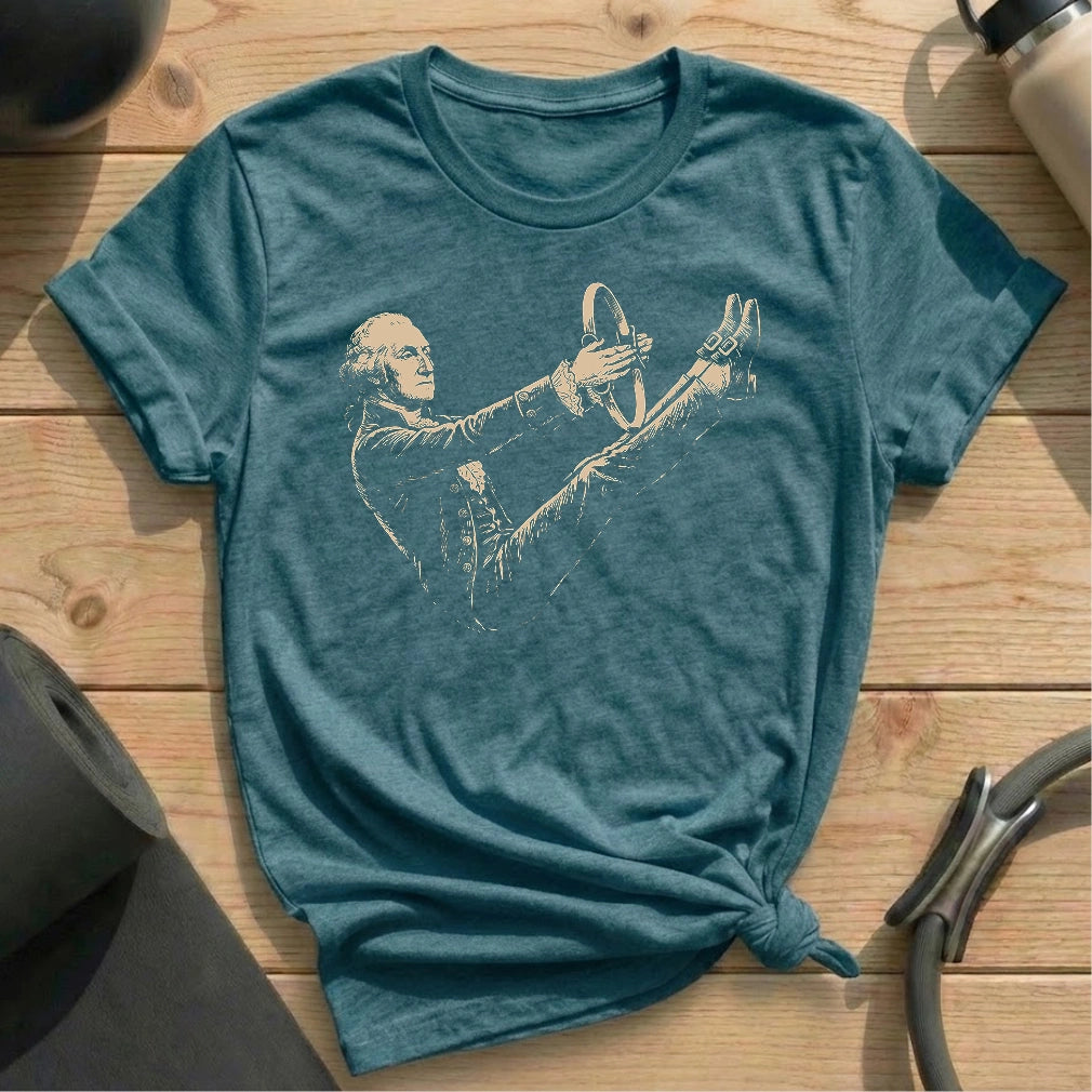 Washington Teaser T-shirt - in MindCloth Pilates Tshirt Collection