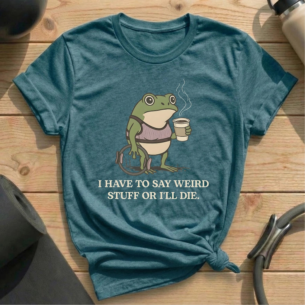 Weird Instructor T-shirt - in MindCloth Pilates Tshirt Collection