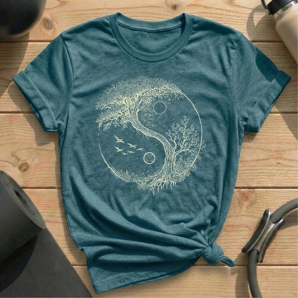 Yin Yang Tree T-shirt