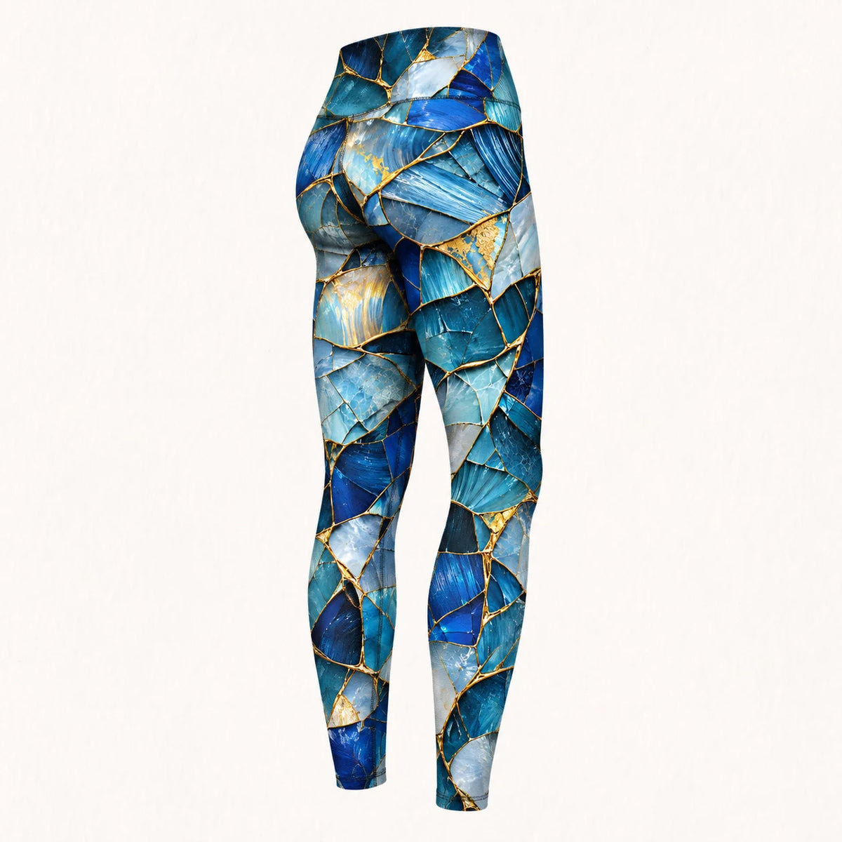 Golden Kintsugi Women's Leggings
