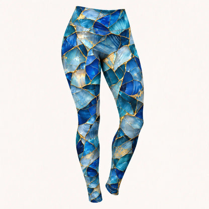 Golden Kintsugi Women's Leggings