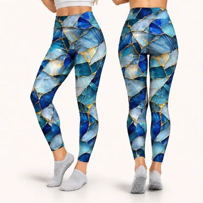 Golden Kintsugi Women's Leggings
