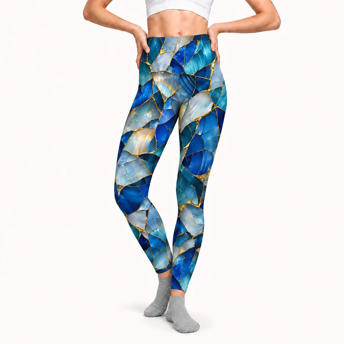 Golden Kintsugi Women's Leggings